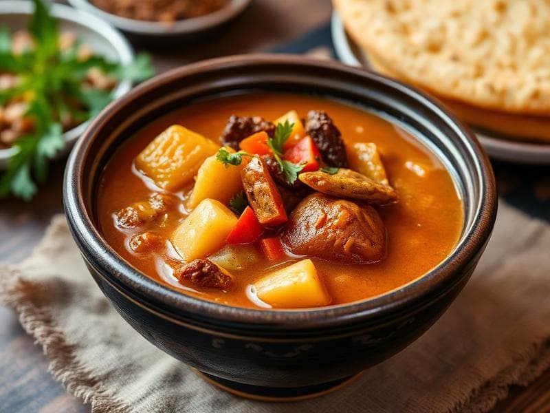 Egusi Soup & Pounded Yam